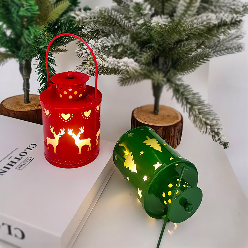 Small LED Christmas Lanterns for Holiday Decor