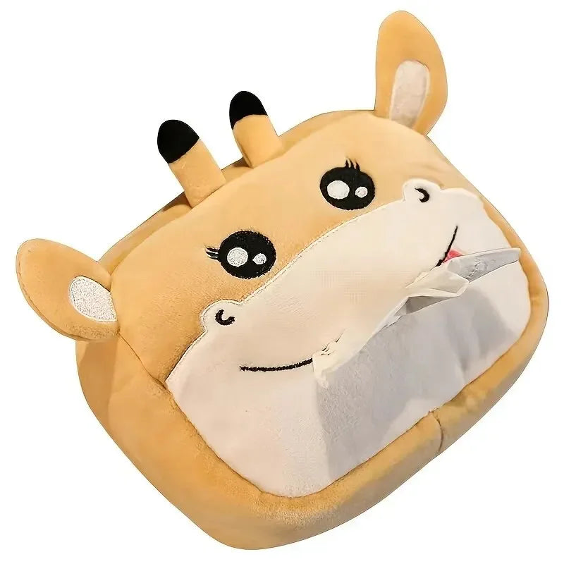 1pc Cute Cartoon  Auto Home Room Paper Case Animal Decoration Bracket